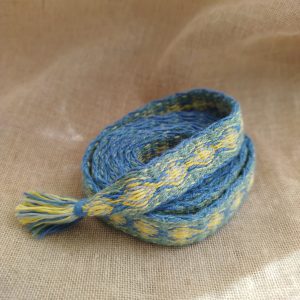 Ruban pour cheveux – Reflets dans le lac bleu
